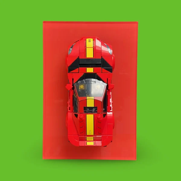 Wanddisplay voor LEGO® Speed Champions Full Color - Bright Red