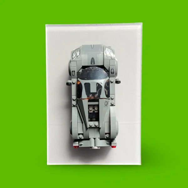 Wall Mount Display for LEGO® Speed Champions Full Color - Light Gray