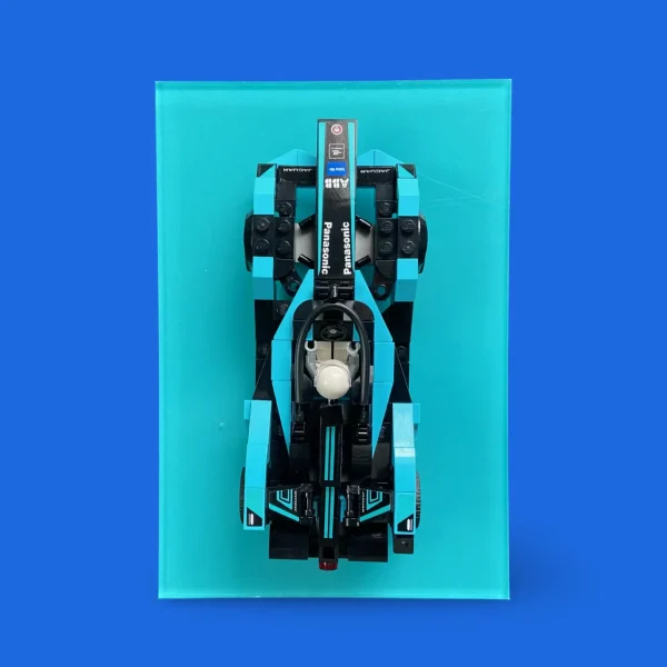 Wanddisplay voor LEGO® Speed Champions Full Color - Medium Azure