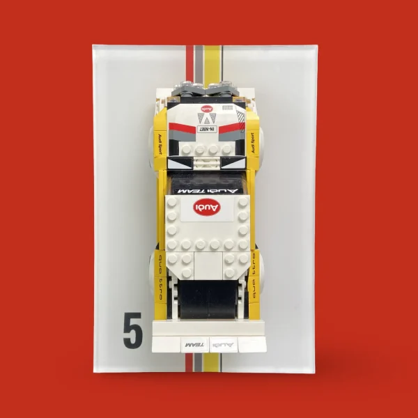 Wanddisplay voor Lego® 76897 - 1985 Audi Sport quattro S1